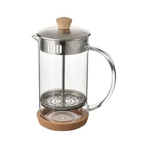 365+ French Press, Paslanmaz Çelik-bambu, 1 Lt Çok Renkli