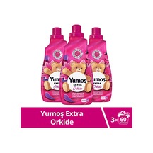 Yumoş Extra Konsantre Çamaşır Yumuşatıcısı Orkide 1440 Ml 60 Yıkama 3 Adet Tekli