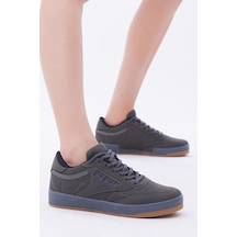 Tonny Black Rahat Kalıp Poli Taban Bağcıklı Unisex Füme Spor Ayakkabı Tb107-0 Füme