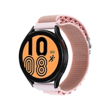 Watch 22mm Uyumlu Kr410 Kumaş Kordon - Pembe