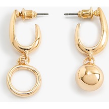 Koton Geometrik Charm Detaylı Küpe Sallantılı Altın 4sak70184aa 4SAK70184AA199 Altın