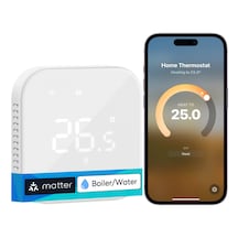 Meross Akıllı Termostat Matter Mts215b Apple Home Destekli