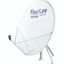 Fourline 120 CM Beyaz Çanak Anten