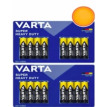 Aaa İnce Kalem Pil 16'li Paket Süper Güçlü Uzun Ömürlü Çinko Karbon Ekonomik Paket