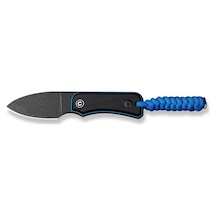 Civivi Baby Banter Fixed Blade Knife Black & Blue G10 Handle Kamp Bıçak Siyah