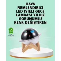 Bay Projektör Işığı Bulunan Usb Bağlantılı Mini Aromaterapi Destekli Hava Nemlendirici Najmaddin