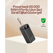 Tüm Cihazlara Uyumlu Çoklu Çıkışlı Powerbank Belirtilmemiş