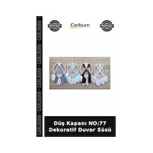 Özel Üretim Dekoratif Duvar Süsü El Yapımı Bohem Hediye Ev Aksesuarı Düş Kapanı No:77