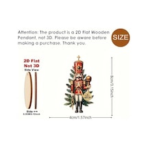 Elmpaly 16 Parça Noel Fındıkkıran Ahşap Süs Seti - Ağaç Ve Ev Dekorasyonu