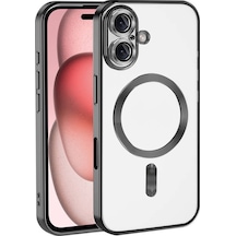 Apple iPhone  Uyumlu,  17 Kross Magneticsafe Kapak - Siyah