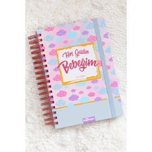 Le Color Bebek Anı ve Anne Hamile Günlüğü Albüm Defter Pembe Çok Renkli