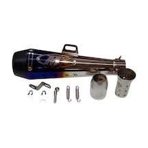 Modifiye Egzoz Blue M4-350 51mm Rialli M4 Görünümlü
