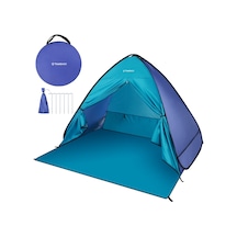 Tomshoo-plaj Çadırı Anında Açılır Plaj Gölgesi Güneş Y18574 Mavi