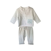Bistyle 2li Takım Müslin Turttelly Cool Mint-ekru