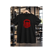 Segungear Letssnatch Erkek Regular Fit Baskılı Spor Tişört Siyah - 933732517 Siyah