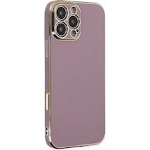 Apple İphone 16 Pro Kılıf Volet Silikon - Mor