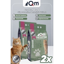 Qm Natural Süper Premium Bentonit Kedi Kumu 10 L X 2 Adet