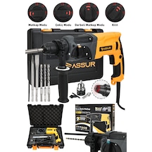 Assur ASR520 850 W Darbeli Kırıcı Delici Hilti Sarı