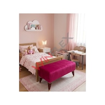 Winflex Dikdörtgen Dekoratif Puf 38x100 Cm Fuşya