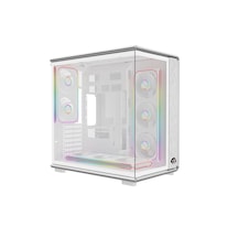 Strong Vhagar 8x 120mm Argb Fanlı Kumandalı Gaming Akvaryum Beyaz Kasa Powersız
