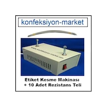Etiket Kurdele Rezistanslı Sıcak Kesim Makinesi ve Rezistans Teli