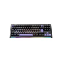 1st Player Neo87 Tkl Siyah Rgb Lavender Switch Hotswap Kablosuz Wireless + Bluetooth Türkçe Mekanik Oyuncu Klavyesi