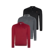 Üçlü Set V4007 Dewberry Erkek Sweatshırt-siyah-antrasit-bordo Siyah-antrasit-bordo Üçlü Set V4007 Dewberry Erkek Sweatshırt-siyah-antrasit-bordo Siyah-antrasit-bordo