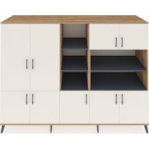 Kronos Dolap 14 Raflı 9 Kapaklı 220x59x163 Çam-aytaşı/antrasit Aytası/antrasıt - Atlas Çam Kronos Dolap 14 Raflı 9 Kapaklı 220x59x163 Çam-aytaşı/antrasit Aytası/antrasıt - Atlas Çam