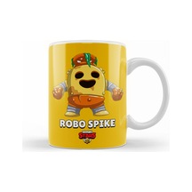 Brawl Stars Robo Spıke Kupa Bardak Porselen Karışık