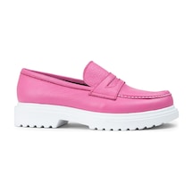 Deery Hakiki Deri Pembe Kadın Loafer - 01903zpmbp01 Pembe
