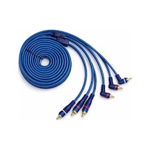 Mn137f 2 Rca -5 Metre/4 Rca Erkek Ses Kablosu Altın Uçlu Amfi Ve Ses Sistemi Uyumlu