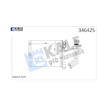 Kalorifer Radyatörü Lgn I 95-01 260 157 Kale Radyatör 7701039481
