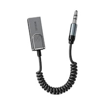 Mikrofonlu Aux Dönüştürücü Bluetooth Wireless Kablosuz Araç Kiti 3.5mm Jack Adaptörü Receiver Ses Alıcısı, S