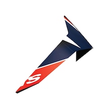 Alpinestars Supertech R10 Team Kask İçin Standart Spoiler Siyah Mavi Kırmızı