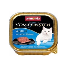 Vom Feinsten Somonlu Ve Karidesli Yetişkin Kedi Konservesi 100 Gr