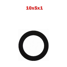 Koodmax 10X5X1 Plastik Rondela Siyah 10 - 50 - 100 Adet 10 Adet