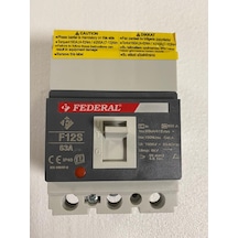 Federal F12S 63A Kompakt Şalter Sabit