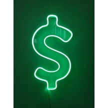 Dolar Neon Led Dekoratif Duvar Yazısı