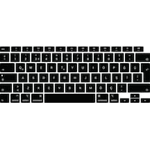 Macbook Air Uyumlu M1 2020 A2337 13" Silikon Klavye Koruyucu