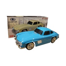 Everton Rt-1953 Mavi Blue Arabalı Bluetooth Fm-usb-tf-aux Şarjlı Nostaljik Radyo