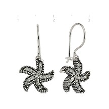 Gumush Gümüş Deniz Yıldızı Sallantılı Küpe N11.37953