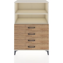 Hyperion Dolap 2 Raflı 4 Çekmeceli 88x44x134 Aytaşı-çam Aytaşı