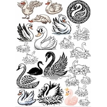Kuğu Sticker Set