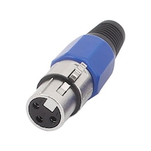 3 Adet 3 Pin Xlr Dişi Mikrofon Konnektörü - Jak - Lehim Tipi