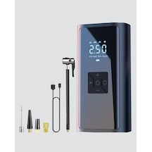 Kablosuz Dijital Lastik Şişirme Pompası Led Işıklı 80w - Lisinya