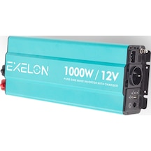 Exelon 12 V Volt 1000 W Watt 1 Kw Tam Sinus Akü Şarjlı Ups İnverter 220 Volt Çevirici İnvertör