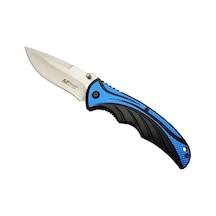 Mtech Handsome 454 Mavi Kamp Çakı 20cm - Yarı Otomatik, Kemerlikli