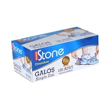 Stone Kutulu Galoş 100 Adet - Antistatik, Kaymaz, Biyobozunur 8'li Avantaj Paketi - 8 Adet Tarı