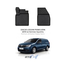 Otocraft Dacia Logan Pv 2013+ Araca Özel 4d Karbon Oto Paspas Havuzlu Tam Set