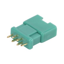 Vkemall Mpx Yeşil Altıgen Şarj Bağlantısı 13.030/13.031 Modeli Bakır Kaplama Nilon Enjeksiyon - Uçak Modeli Pil Bağlayıcı 10 Adet Set